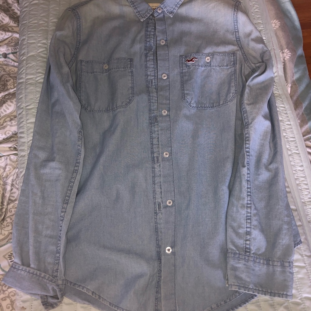 Hollister Denim Button Up